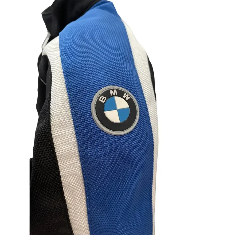 BMW Juniors Size Medium‎ Black Blue Motorad Club Rider Racing Jacket
